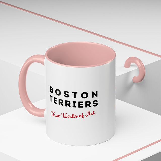 Boston Terrier Coffee Cup,4-Panel Pop Art Mug,Boston Terrier Lover,Boston Terrier Mom