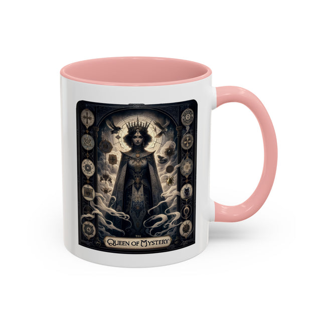 Queen of Mystery,Tarot card mug,Mothers Day Gift,Tarot Reader Gift,Witchy cup,Mystical Cards cup,Celestial Astrology,Gift for her,Gothic Art