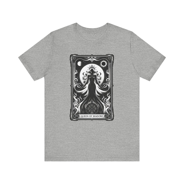 Queen of Shadows,Tarot card shirt,Mothers Day Gift,Tarot Reader Gift,Witchy Shirt,Mystical Cards Tee,Celestial Astrology,Gift for her,Goth