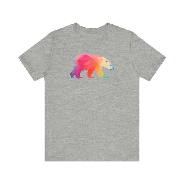 Rainbow Polar Bear T-shirt,Pride Shirt, Pride Parade Top, Rainbow Animals,LGBTQ+ Tee, Nonbinary, Gay, Lesbian, Bisexual, Trans, BGLT, LBGT, Enby, Pansexual