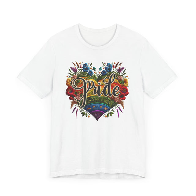 Pride Heart Shirt, Rainbow Heart T-shirt, LGBTQ+ Heart Top