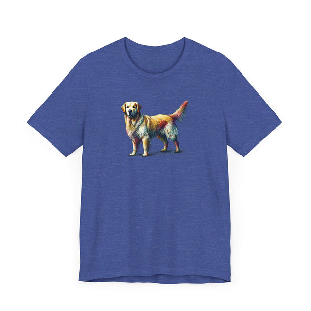 Golden Retriever Scribble T-shirt, Dog Lover Tee