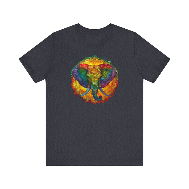 Rainbow Elephant Mandala T-shirt,Pride Shirt,Elephant Lover Top,Rainbow Animals,LGBTQ+ Tee,Queer,Gay,Lesbian,Bisexual,Trans,BGLT,LBGT