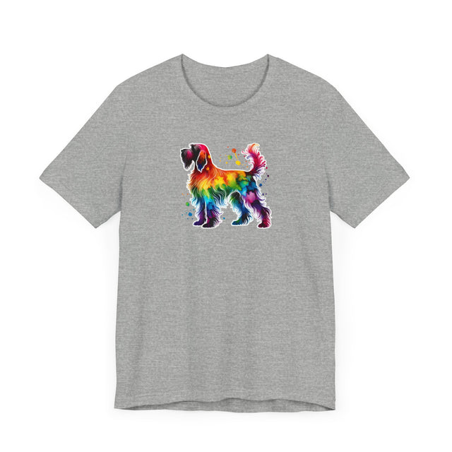 Rainbow Wirehaired Pointing Griffon T-shirt,Pride Shirt,Dog Lover Top,Rainbow Animals,LGBTQ+ Tee, Wirehaired Pointing Griffon owner, WPG gift