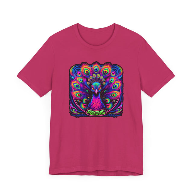 Psychic Peacock T-shirt, Peacock Tee, Bird Lover