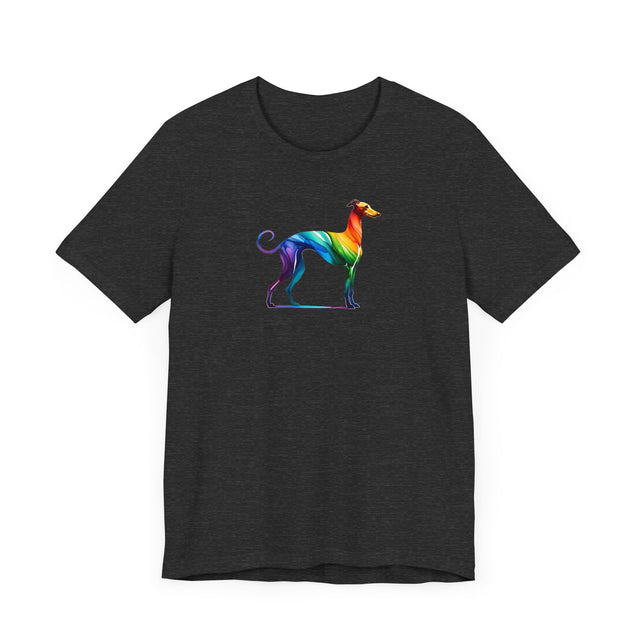 Rainbow Italian Greyhound T-shirt,Pride Shirt,Dog Lover Top,Rainbow Animals,LGBTQ+ Tee, IG gift, Iggy Owner