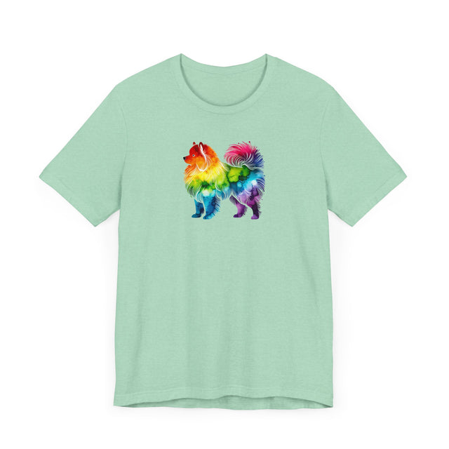 Rainbow Samoyed T-shirt,Pride Shirt,Dog Lover Top,Rainbow Animals,LGBTQ+ Tee, Sami owner, Sammy gift