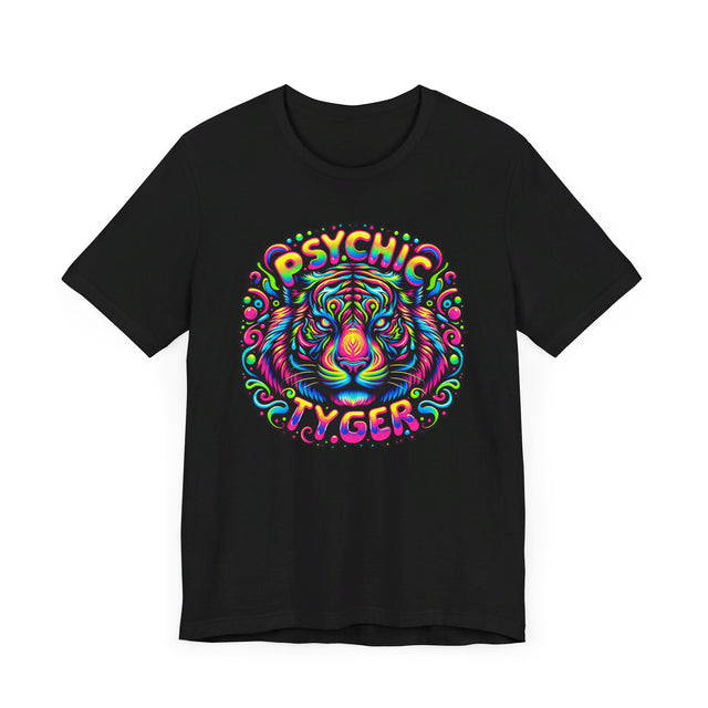 Psychic Tyger T-shirt,Tiger Lover Top,Big Cat Lover