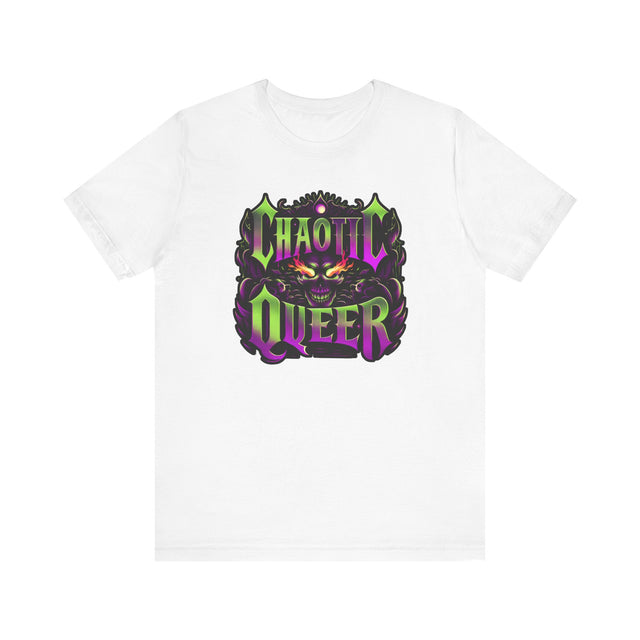 Chaotic Queer Shirt,Pride T-Shirt,Pride Parade T shirt, LGBTQ+ Tee,Nonbinary,Gay,Lesbian,Bisexual,Trans,BGLT,LBGT,Radical Fairies,Queer Goth