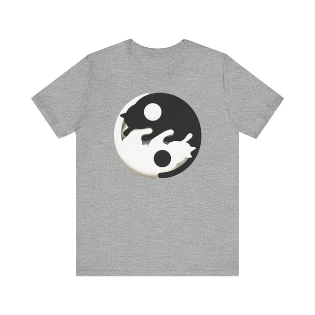 Yin Yang Cat shirt, Spiritual, Meditation, Black & White Cats, Cute Cat Top, Cat Lover Tee, Cat Owner gift, Cat Mom Gift, Cat Dad, Vet Gift
