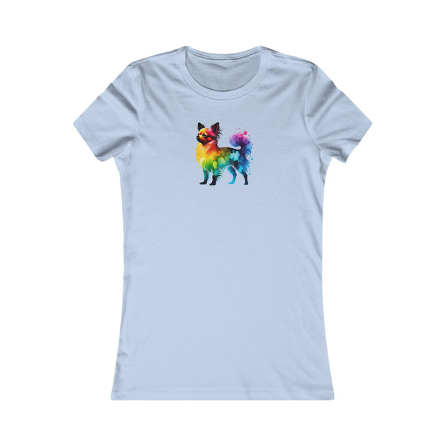 Rainbow Chihuahua T-shirt,Pride Shirt,Dog Lover Top,Rainbow Animals,LGBTQ+ Tee, Chihuahua Owner,Women's Favorite Tee
