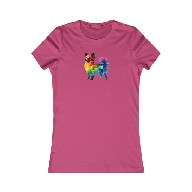 Rainbow Chihuahua T-shirt,Pride Shirt,Dog Lover Top,Rainbow Animals,LGBTQ+ Tee, Chihuahua Owner,Women's Favorite Tee