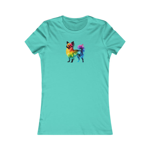 Rainbow Chihuahua T-shirt,Pride Shirt,Dog Lover Top,Rainbow Animals,LGBTQ+ Tee, Chihuahua Owner,Women's Favorite Tee