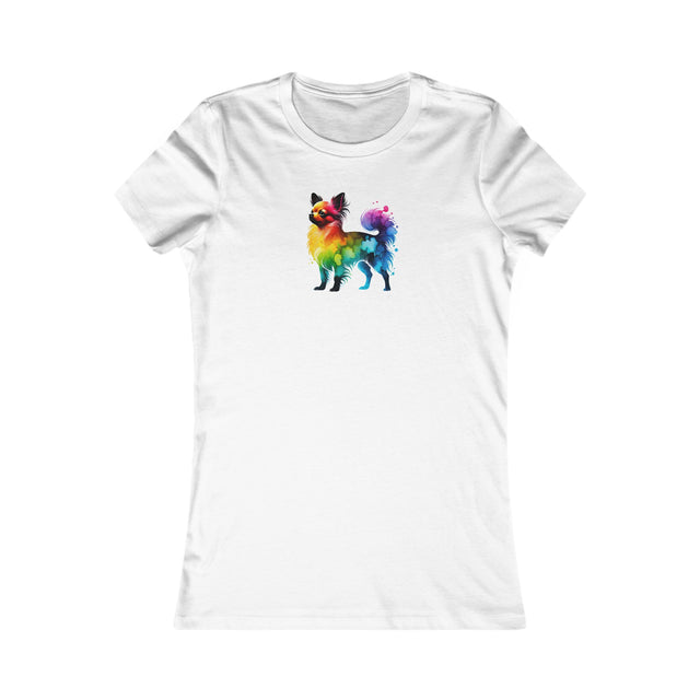 Rainbow Chihuahua T-shirt,Pride Shirt,Dog Lover Top,Rainbow Animals,LGBTQ+ Tee, Chihuahua Owner,Women's Favorite Tee
