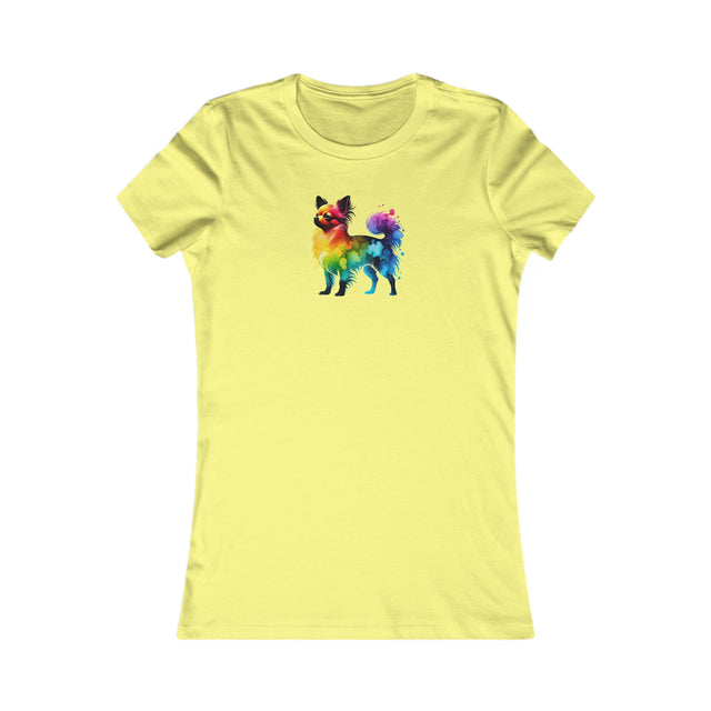 Rainbow Chihuahua T-shirt,Pride Shirt,Dog Lover Top,Rainbow Animals,LGBTQ+ Tee, Chihuahua Owner,Women's Favorite Tee
