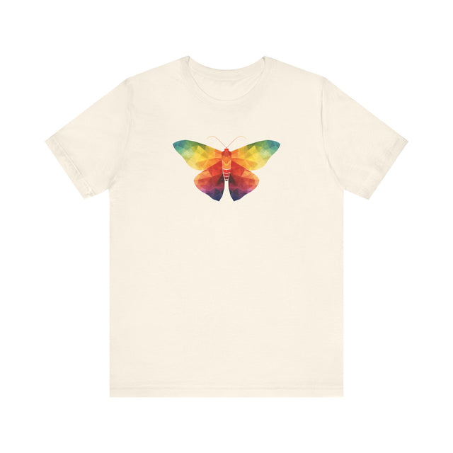 Rainbow Moth T-shirt,Pride Shirt, Pride Parade Top, LGBTQ+ Tee, Nonbinary, Gay, Lesbian, Bisexual, Trans, BGLT, LBGT, Enby, Pansexual