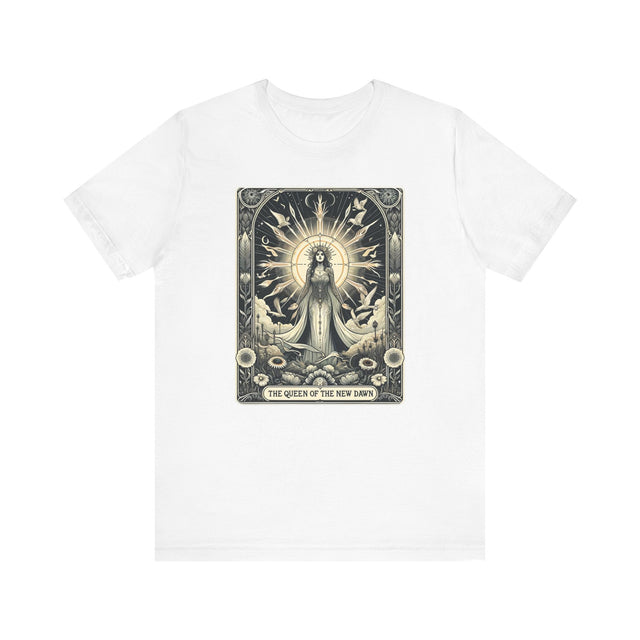 Queen of the New Dawn,Tarot card shirt,Mothers Day Gift,Tarot Reader Gift,Witchy Shirt,Mystical Cards Tee,Celestial Astrology,Gift for her