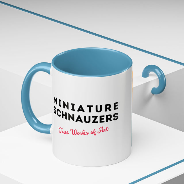 Brown Miniature Schnauzer Coffee Cup