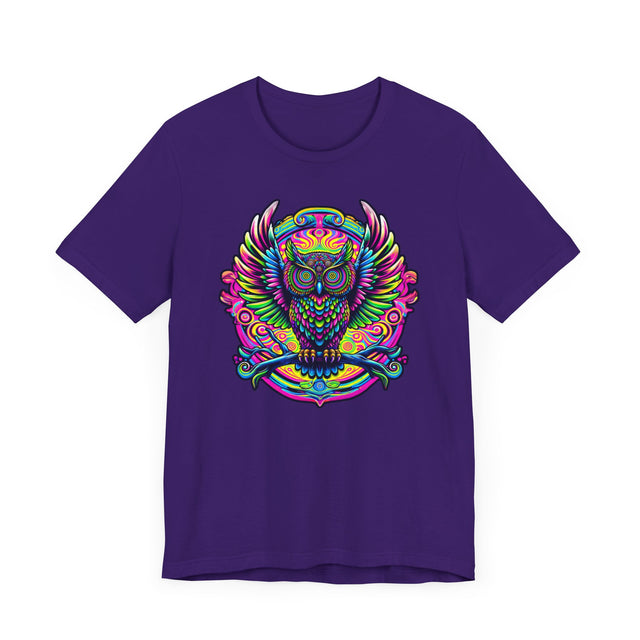 Neon Owl T-shirt, Owl Tee, Bird Lover