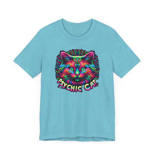 Psychic Cat T-shirt, Cute Cat Top