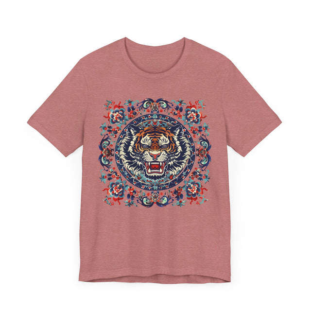 Tiger Mandala T-shirt,Tiger Lover Top,Big Cat Lover