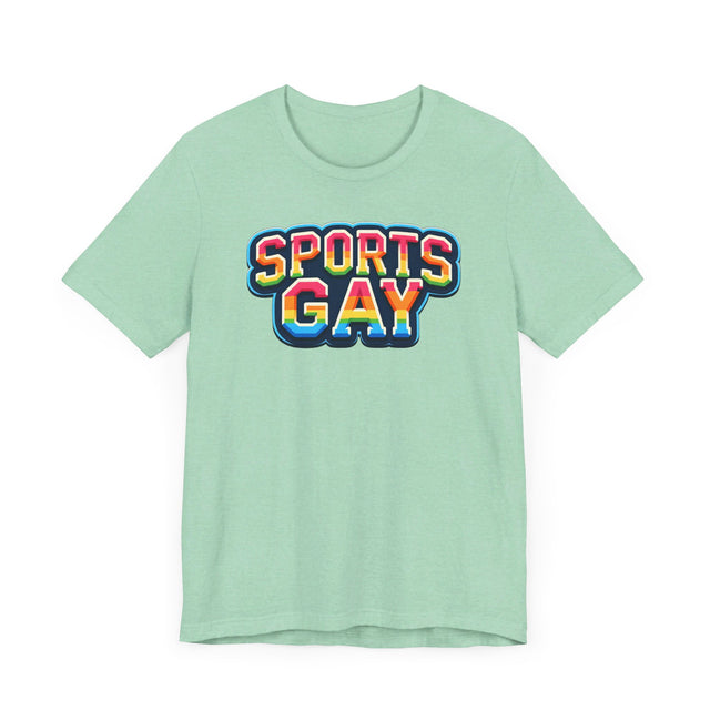 Sports Gay T-shirt, Pride Shirt, Rainbow Sports T-shirt