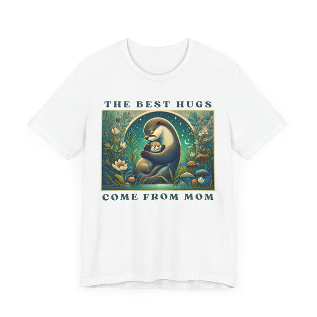 Otter T-shirt,Mothers Day Gift,Cute Mama Tee,Mom Life,Baby Shower Gift,Mama and Baby Shirt,New Mom Gift,Mom Hug Shirt,Gift For Wife,Mom Love