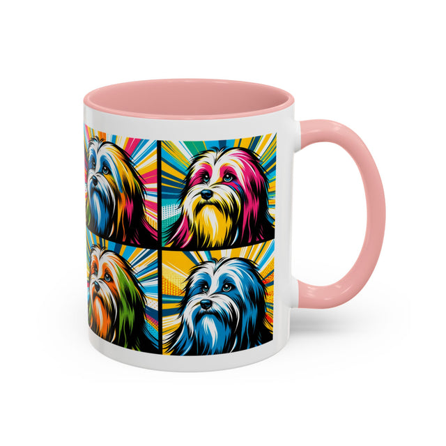 Havanese Coffee Cup,4-Panel Pop Art Mug,Havanese Lover,Hav Mom,Hav Dad,Dog Lover Gift,Havanese Gift