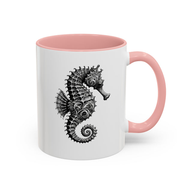 Seahorse Mug, Ocean Gift, Boating Gift, Coastal Living, Sea Gift, Coastal gift, Coastal Decor, Nautical Mug, Nautical Gift, Nature lover