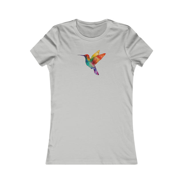 Rainbow Hummingbird T-shirt,Pride Shirt,Queer Top,Rainbow birds,LGBTQ+ Tee,Gay,Lesbian,Bisexual,Trans,Women's Favorite Tee