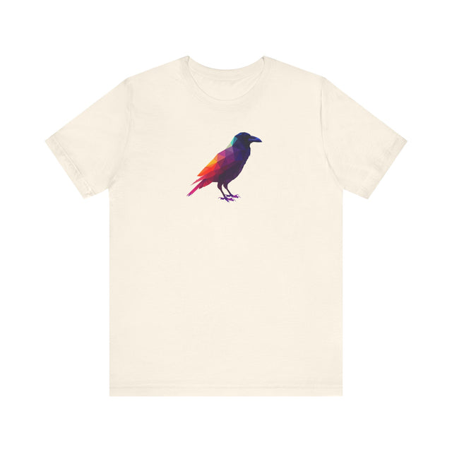 Rainbow Raven T-shirt,Pride Shirt, Bird Lover Top, Rainbow Animals,LGBTQ+ Tee