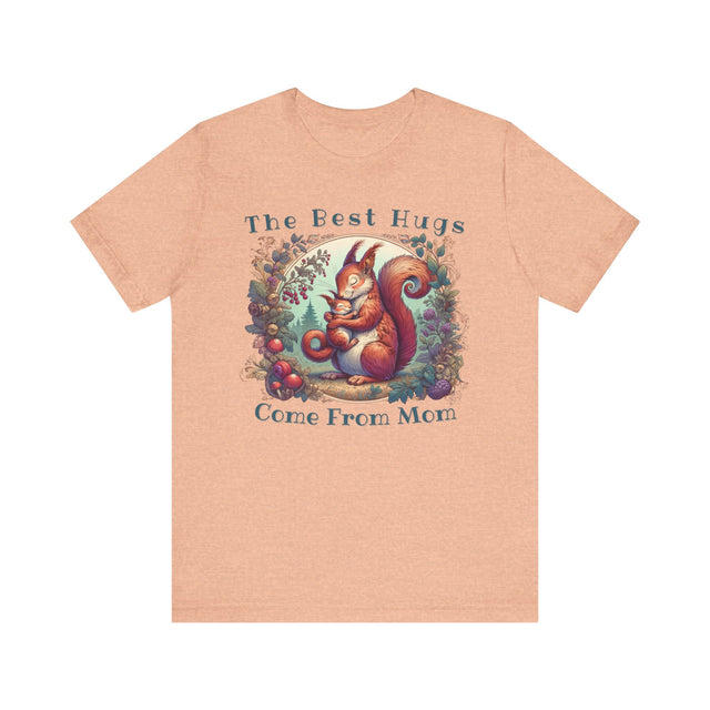 Squirrel T-shirt,Mothers Day Gift,Cute Mama Tee,Mom Life,Baby Shower Gift,Mama and Baby Shirt,New Mom Gift,Mom Hug Shirt,Gift For Wife