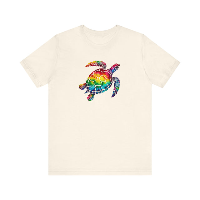 Rainbow Sea Turtle Alcohol Ink T-shirt, Pride Shirt, LBGT, Sea Turtle T shirt, LGBTQ+, BGLT, Ocean