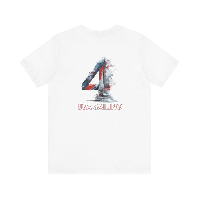 USA Sailing Tshirt too, Sailing Enthusiast Tee, Sailboater Tee, Nautical TShirt