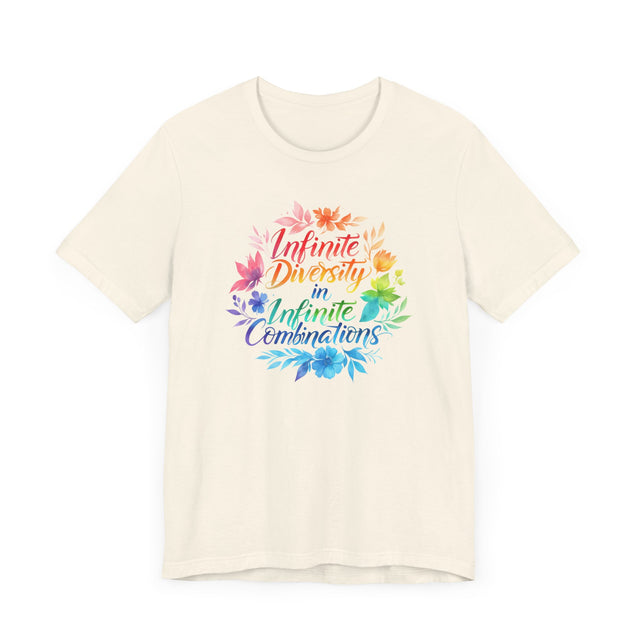 Infinite Diversity In Infinite Combinations T-shirt, Sci-fi Fan Shirt