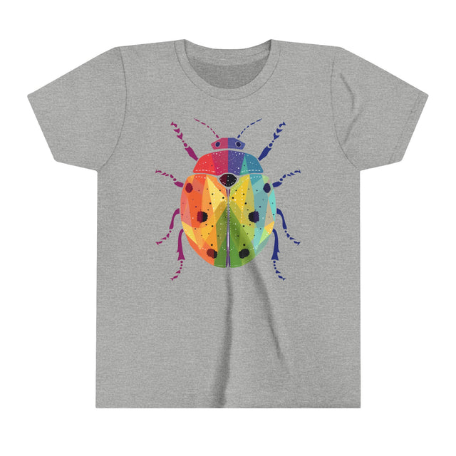 Rainbow Ladybug,Ladybug lover,Insect fan,Pride Shirt,LGBTQ,Queer,Rainbow Animals,Kids Size,Youth Size