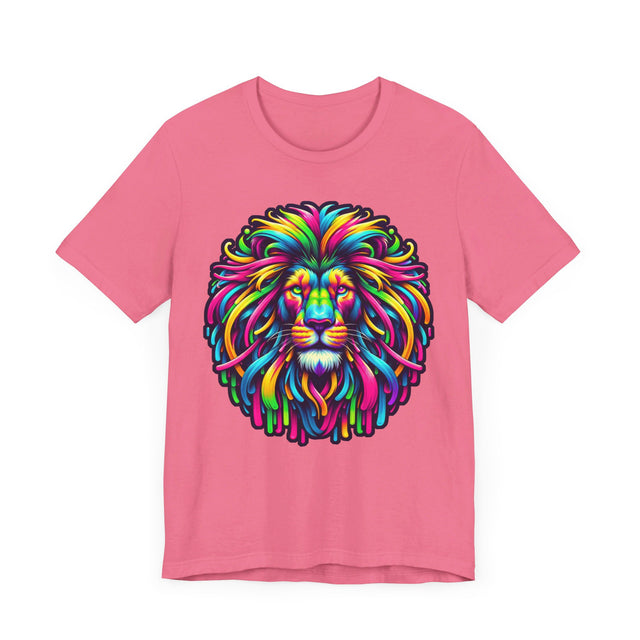 Neon Lion T-shirt, Lion Tee, Big Cat Lover