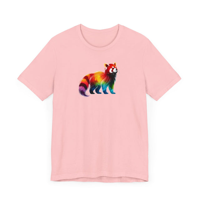 Rainbow Red Panda Alcohol Ink T-shirt, Pride Shirt,Animal Lover T shirt, LGBTQ+, BGLT