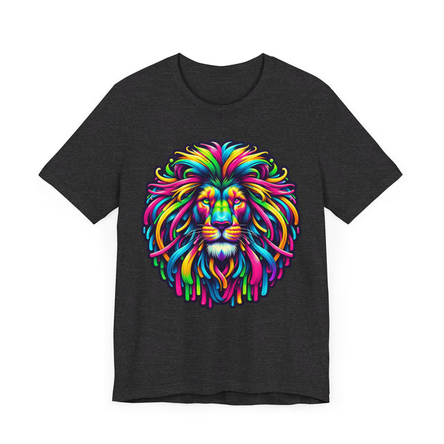 Neon Lion T-shirt, Lion Tee, Big Cat Lover
