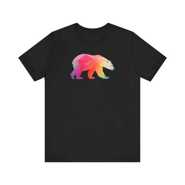 Rainbow Polar Bear T-shirt,Pride Shirt, Pride Parade Top, Rainbow Animals,LGBTQ+ Tee, Nonbinary, Gay, Lesbian, Bisexual, Trans, BGLT, LBGT, Enby, Pansexual