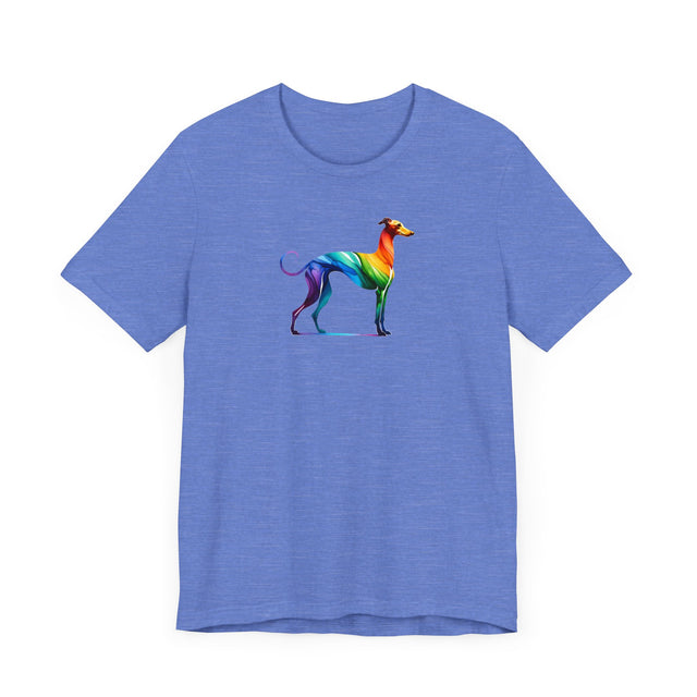 Rainbow Italian Greyhound T-shirt,Pride Shirt,Dog Lover Top,Rainbow Animals,LGBTQ+ Tee, IG gift, Iggy Owner