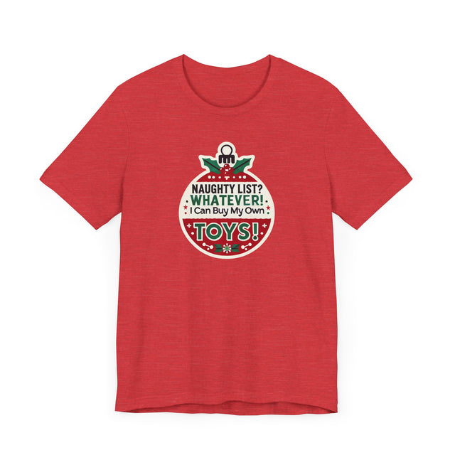 Naughty List Ornament T-shirt, Christmas Shirt