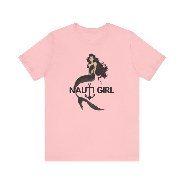 Nauti Girl Tshirt, Boating Tshirt, Nautical Tshirt, Sea Lover Tshirt, Mothers Day Gift, Boating Gift for her, Sailing Gift for her, Mermaid