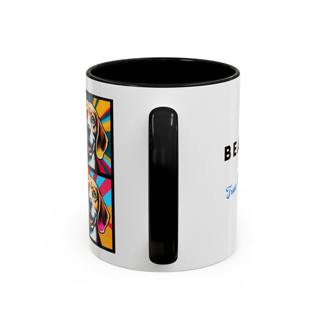 Beagle Coffee Cup,4-Panel Pop Art Mug,Beagle Lover,Beagle Mom,Beagle Dad,Dog Lover Gift,Beagle Gift