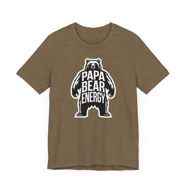 Papa Bear Energy T-shirt, Animal Lover T shirt, Big Bear