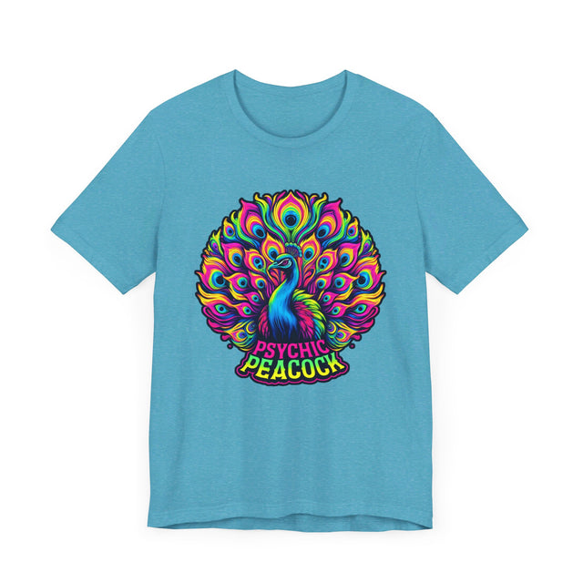Psychic Peacock T-shirt, Peacock Tee, Bird Lover