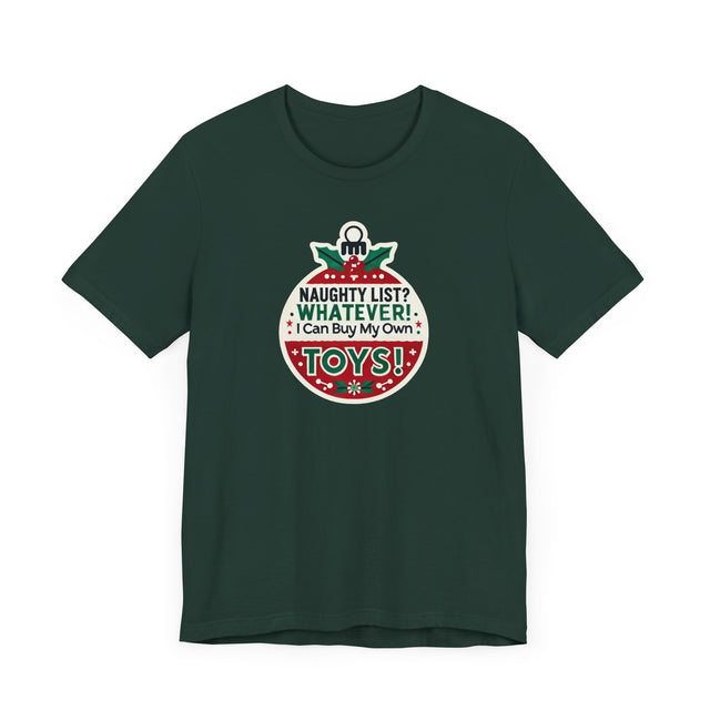 Naughty List Ornament T-shirt, Christmas Shirt