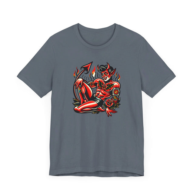 Handsome Devil T-shirt, Flash Tattoo Style Shirt