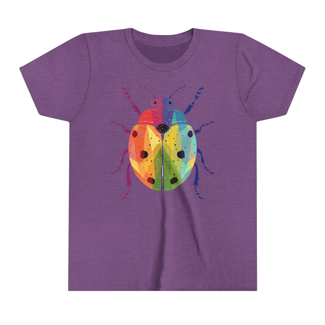 Rainbow Ladybug,Ladybug lover,Insect fan,Pride Shirt,LGBTQ,Queer,Rainbow Animals,Kids Size,Youth Size