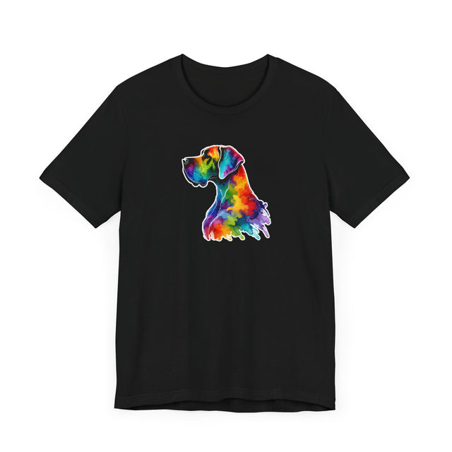Rainbow Great Dane Head T-shirt,Pride Shirt,Dog Lover Top,Rainbow Animals,LGBTQ+ Tee, Dane owner, Great Dane gift